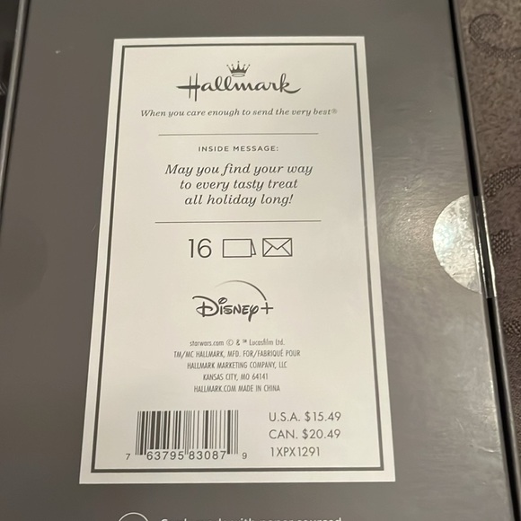 Shoebox hallmark, Disney, Star Wars, Christmas cards, brand new sealed e…​ - Picture 2 of 2